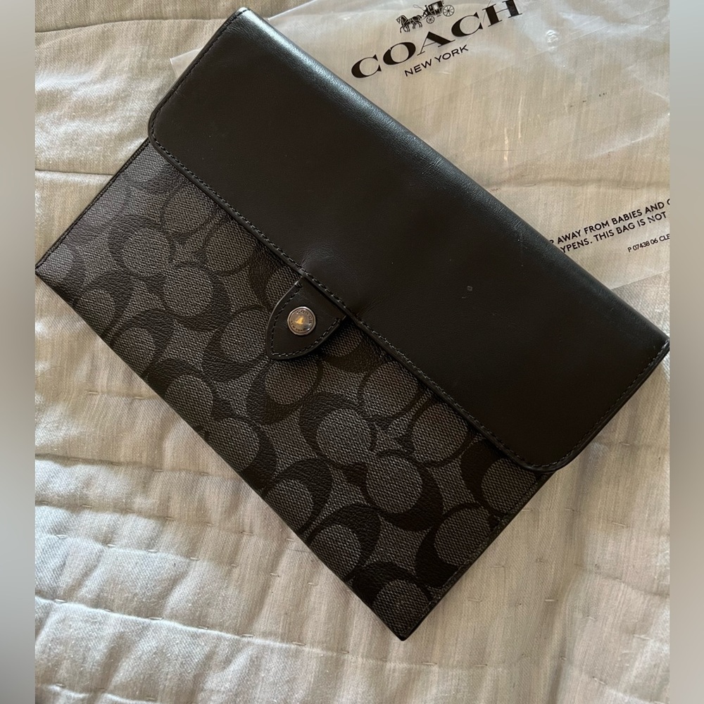Coach mini tablet/phone case